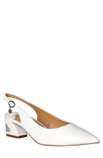 J. Reneé J.renée Shayanne Slingback Pointed Toe Pump In White