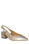 J. Reneé J.renée Shayanne Slingback Pointed Toe Pump In Taupe