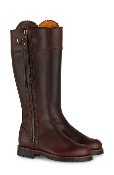 Penelope Chilvers Standard Tassel Knee High Boot In Conker