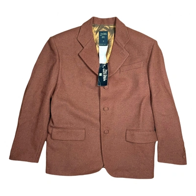 Pre-owned Jean Paul Gaultier Wool Jacket In Brown