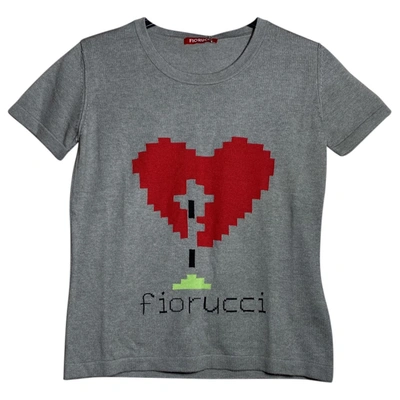 Pre-owned Fiorucci Wool Sweatshirt In Grey