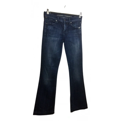 Pre-owned Citizens Of Humanity Bootcut Jeans In Blue