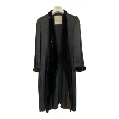 Pre-owned Maison Margiela Coat In Black