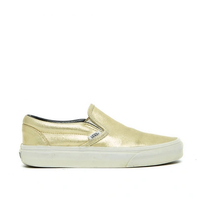 Pre-owned Vans Cloth Trainers In Gold