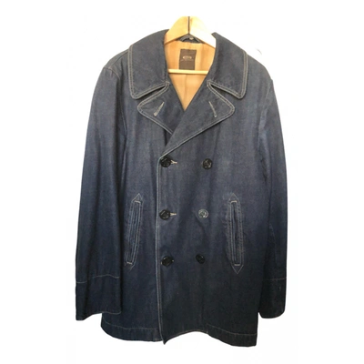 Pre-owned G-star Raw Peacoat In Blue