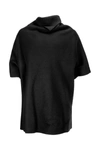 Raf Simons Black Ataraxia Scarf-neck Knitted Top In Black