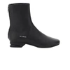 Raf Simons Logo-lettering 35mm Ankle Boots In Black