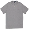 POLO RALPH LAUREN CLASSICS MENS GREY PIMA SOFT TOUCH COTTON POLO SHIRT