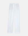 Lafayette 148 Plus-size Finesse Crepe Gates Fullleg Pant In White
