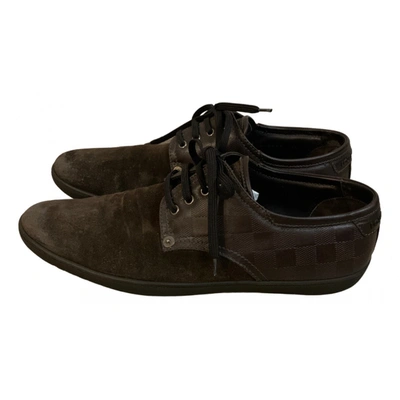 Pre-owned Louis Vuitton Lace Ups In Brown