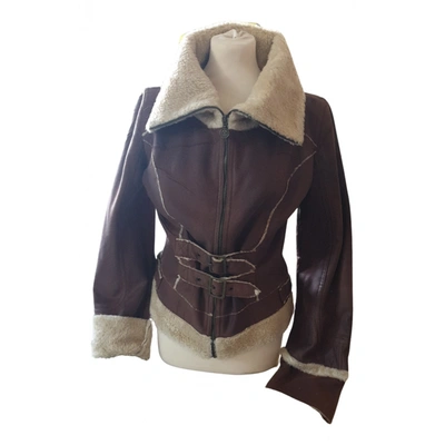 Pre-owned Fornarina Jacket In Brown