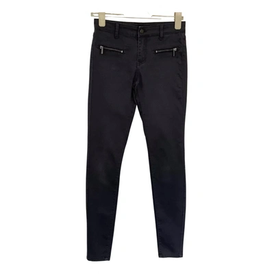 Pre-owned Vila Slim Jeans In Grey