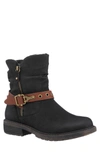 Gc Shoes Codie Faux Fur Buckle Boot In Black