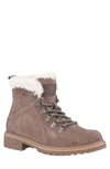 Gc Shoes Tinsley Faux Fur Lined Hiker Boot In Sand