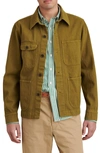 Alex Mill Garment Dyed Work Jacket In Golden Olive