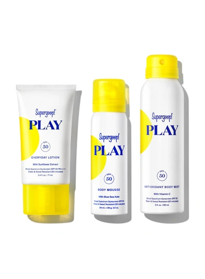 Supergoop 3 Ways To Play Travel Set Sunscreen !
