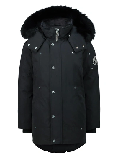 Moose Knuckles Kids Parka In Black
