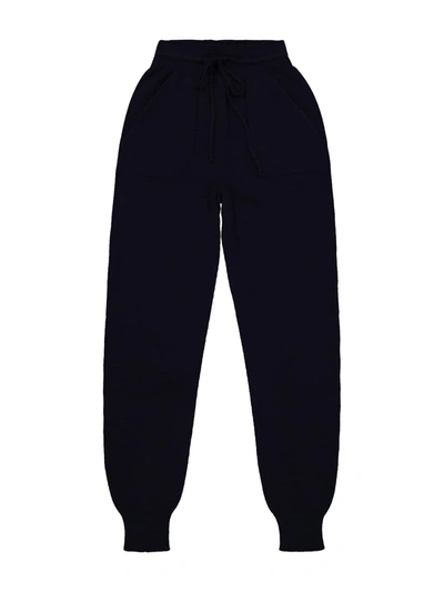 Precious Cashmere Kids Sweatpants For Girls In Blue