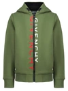GIVENCHY KIDS SWEAT JACKET FOR BOYS