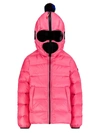 Ai Riders On The Storm Kids Down Jacket For Girls In Fuchsia