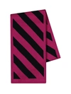 Off-white Diag-print Arrows Scarf In Purple