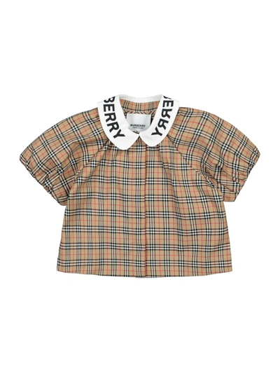 Burberry Babies' Kids Blouse For Girls In Beige