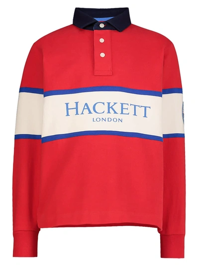 Hackett London Babies' Kids Polo Shirt For Boys In Rosso