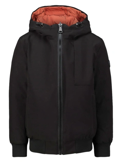 Airforce Kids Jacket For Boys In Black