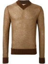 AL DUCA D'AOSTA V-NECK SWEATER,VE104A11675893