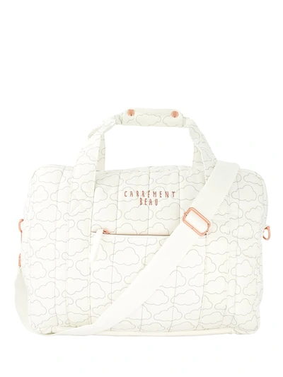 Carrãment Beau Babies' Kids Diaper Bag For Girls In White