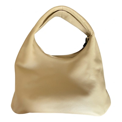 Pre-owned The Row Everyday Leather Handbag In Beige