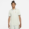 Nike The  Polo Men's Slim Fit Polo In Grey Haze,obsidian