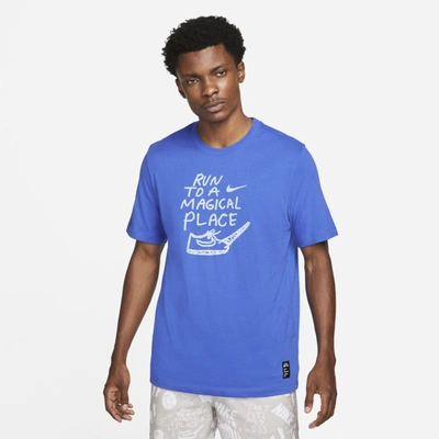 Nike Dri-fit Nathan Bell Men's Running T-shirt In Game Royal | ModeSens