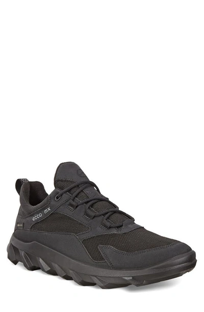 Ecco Mx Gore-tex® Waterproof Sneaker In Black/ Black