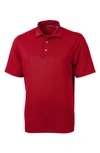 Cutter & Buck Advantage Refresh Epic Confidence Recycled Womens Tri-blend Pique Polo In Red