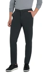 Bugatchi Stretch Knit Cotton Blend Pants In Anthracite