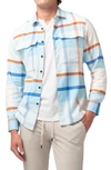 Good Man Brand Plaid Flannel Button-up Shirt In Light Blue Plaid