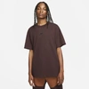 Nike Sportswear Premium Essential Men's T-shirt In Brown Basalt,black