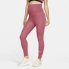 Nike Women's One (m) High-waisted Leggings (maternity) In Pink