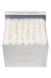 Venus Et Fleur Classic Large Eternity Roses In Pure White