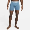 Nike Luxe Cotton Modal Men's Boxer Briefs In Blue,blue