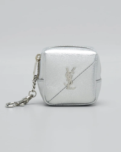 Coin Purse Ysl Key Cles Saint Laurent Jamie Ysl Leather Square