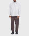 3.1 Phillip Lim Men's Relaxed-fit Long-sleeve Shirt In Clay Multi