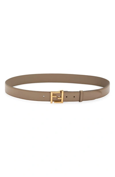 Fendi Ff-motif Belt In Brown