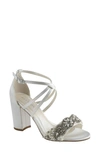 Paradox London Pink Hira Block Heel Sandal In Ivory