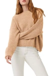 French Connection Millie Babysoft Sweater In Camel Mel