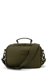 Dagne Dover Axel Large Neoprene Lunch Box In Dark Moss