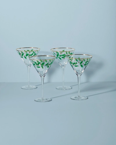 Lenox Holiday 4-piece Martini Glass Set