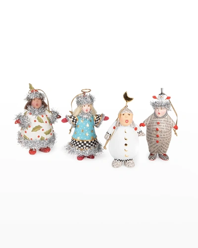 Patience Brewster Holiday Caroler Ornaments, Set Of 4