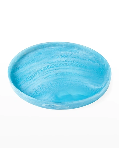 Jonathan Adler Mustique Platter In Blue